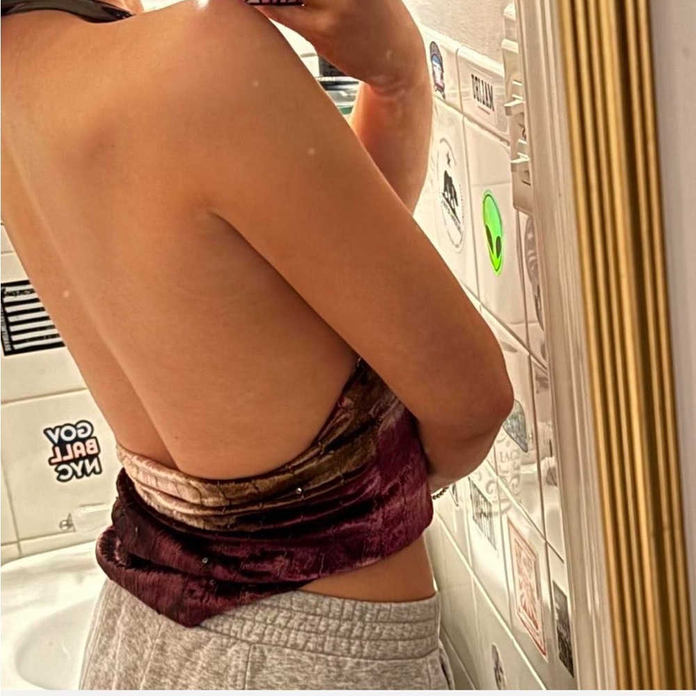 Floral Halter Top - Multicolor - Picture 3 of 3